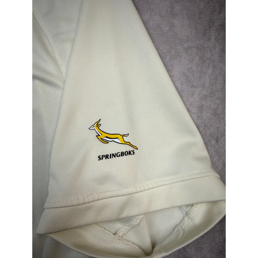 Asics South Africa Springboks Rugby World Cup 2019 Jersey White Men No Size Tag - Picture 8 of 13